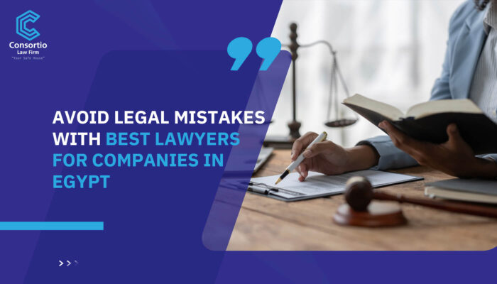 Avoid Legal Mistakes with Best Lawyers for companies in Egypt