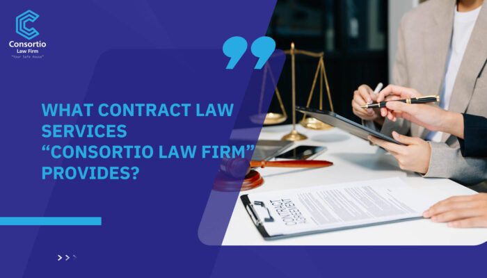 What contract law services “Consortio Law Firm” provides?