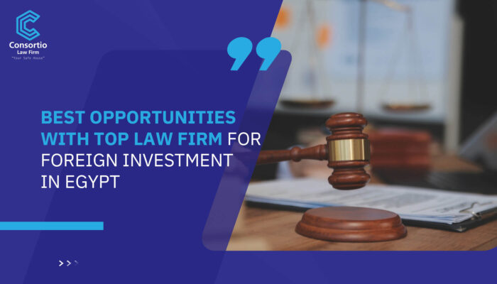 Best opportunities with top law firm for foreign investment in Egypt