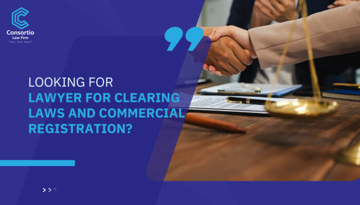 Looking for Lawyer for clearing laws and commercial registration?