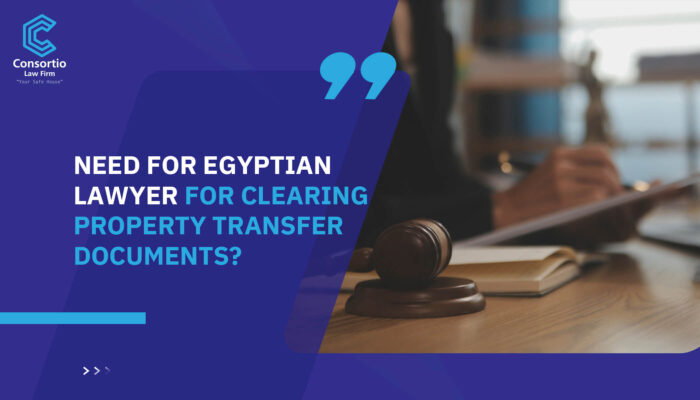 Need for Egyptian lawyer for clearing property transfer documents?