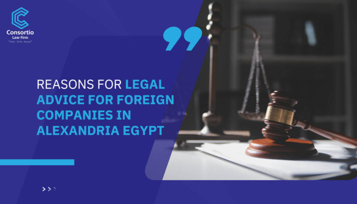 Reasons for Legal advice for foreign companies in Alexandria Egypt
