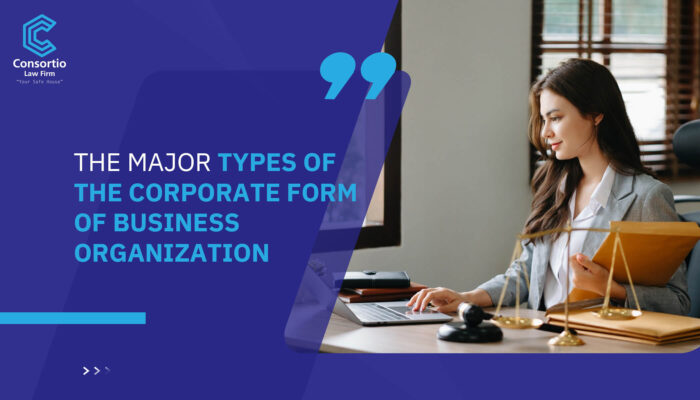 The Major Types of the corporate form of business organization
