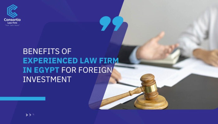 Benefits of Experienced Law Firm in Egypt for Foreign Investment