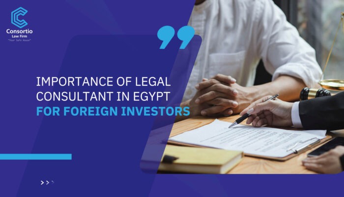 Importance of Legal Consultant in Egypt for Foreign Investors