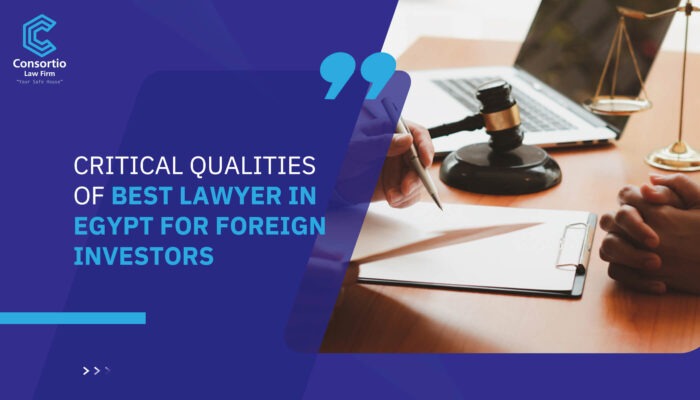Critical Qualities of Best Lawyer in Egypt for Foreign Investors
