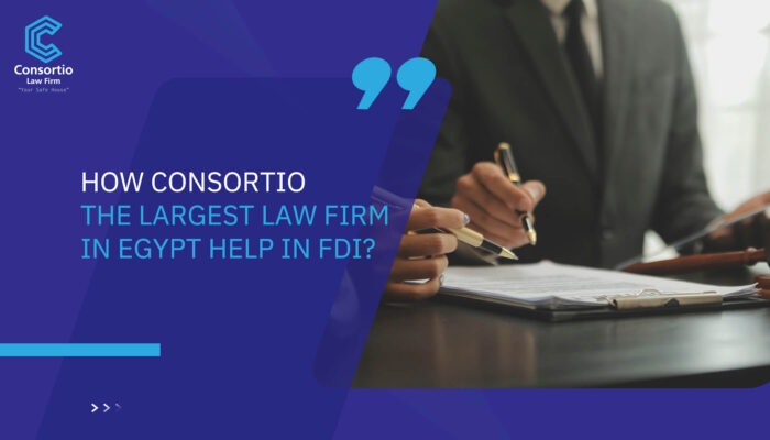 How Consortio the Largest Law Firm in Egypt Help in FDI?