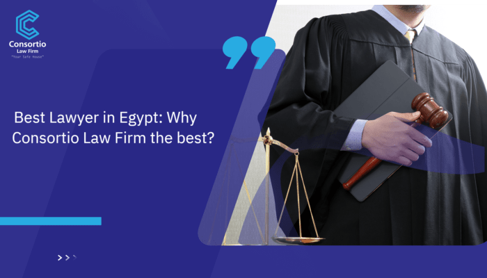 Best Lawyer in Egypt: Why Consortio Law Firm the best?