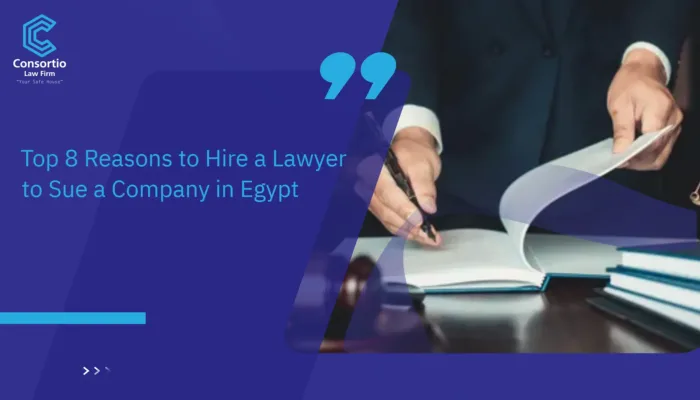 Lawyer to Sue a Company in Egypt