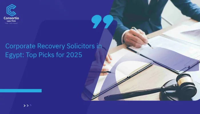 Corporate Recovery Solicitors in Egypt