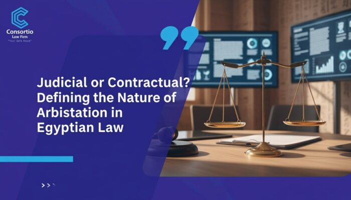 Judicial or Contractual Defining the Nature of Arbitration in Egyptian Law