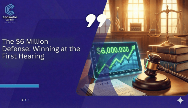The $6 Million Defense Winning at the First Hearing
