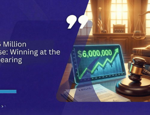 The $6 Million Defense Winning at the First Hearing