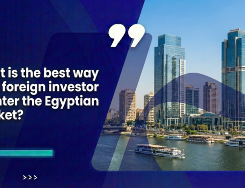 What is the best way for a foreign investor to enter the Egyptian market?