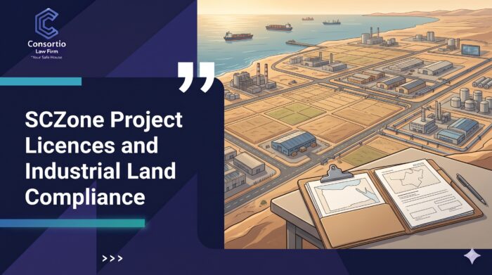 Coastal industrial land parcels and project documents illustrate SCZone licensing and land compliance.