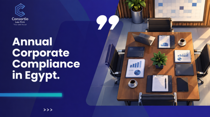 Annual corporate compliance in Egypt: organised board meeting files and calendar